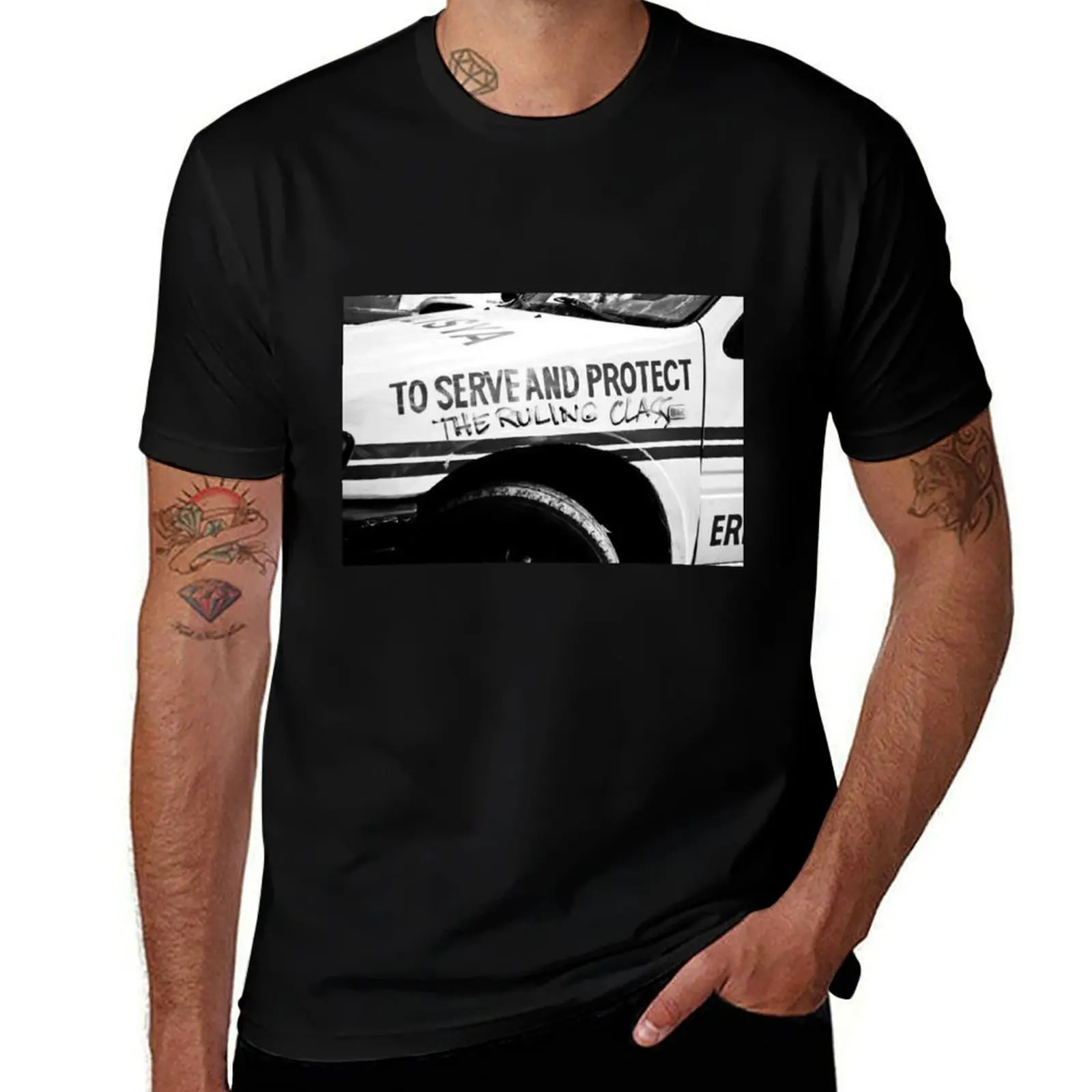 To Serve and Protect The Ruling Class T-Shirt Stretch Fabric Comfort T-Shirt