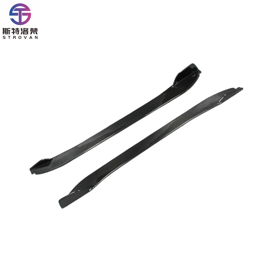 STLF F Type Carbon Fiber Bumper Side Extension Skirt Splitter for Jaguars F-Type 2013-2019