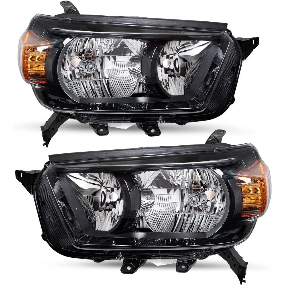 

Headlight Assembly Fit for 2010-2013 Toyota 4Runner SR5/Limited/Trail Sport Utility 4-Door, Halogen Replacement Headlamp Driver