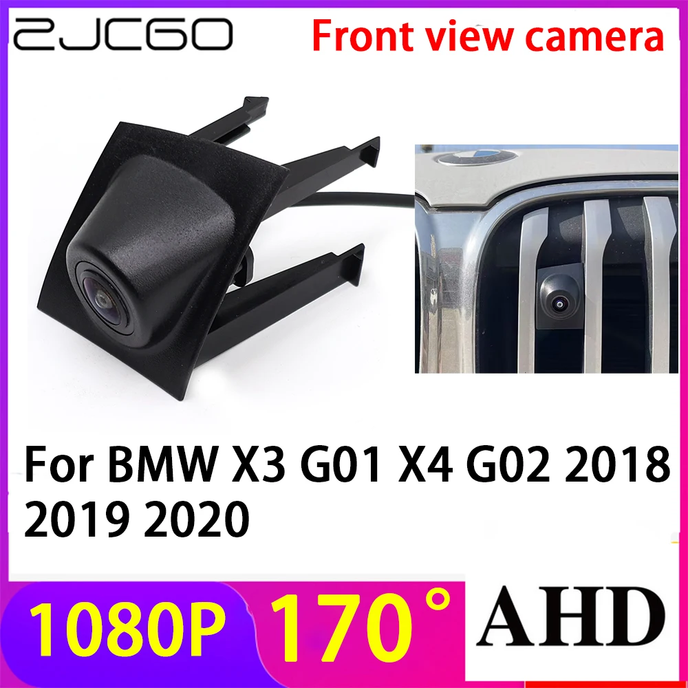 ZJCGO AHD 1080P LOGO Car Parking Front View Camera Waterproof for BMW X3 G01 X4 G02 2018 2019 2020