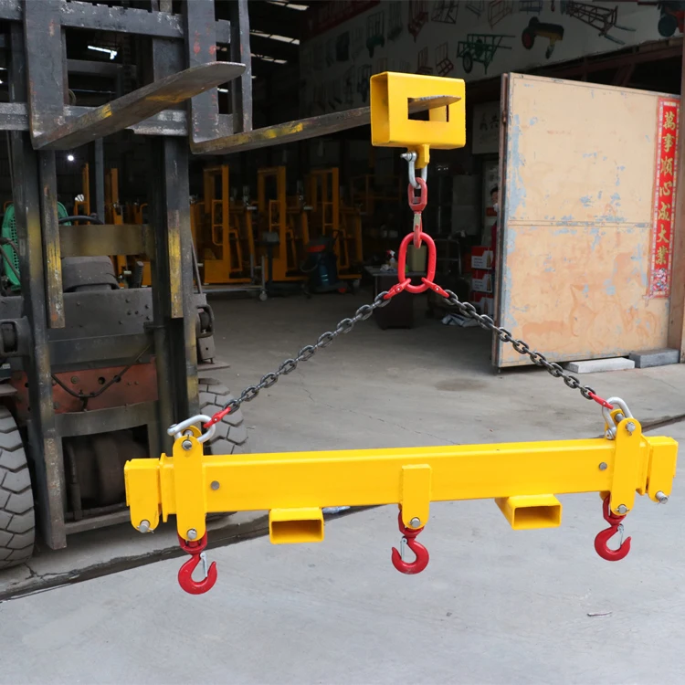OBM Speedone DG-A Stone Slab Forklift Attachments Adjustable Lifting Beam Spreader Bars 5T Load Capacity Fujian Origin New view 6