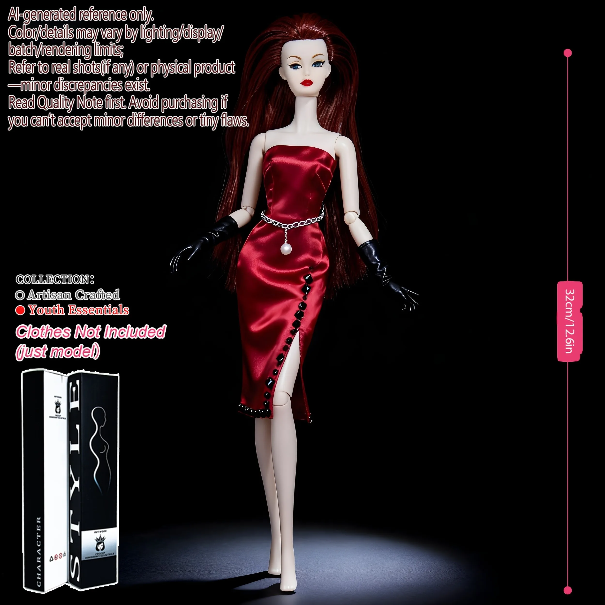 멀티 조인트 수집용 피규어, 12조인트 1/6 스케일 BJD 교체 가능한 메이크업 (의류 없음)