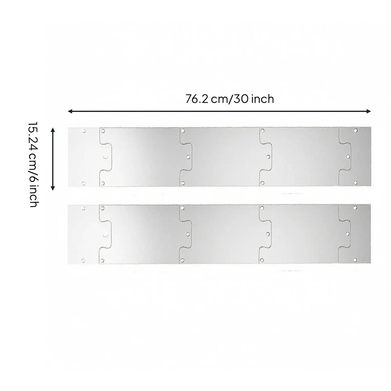 Door Kick Plate Stainless Steel Sectional Door Protector with Screws for High Traffic Entryway Scratch Resistant Door Guard