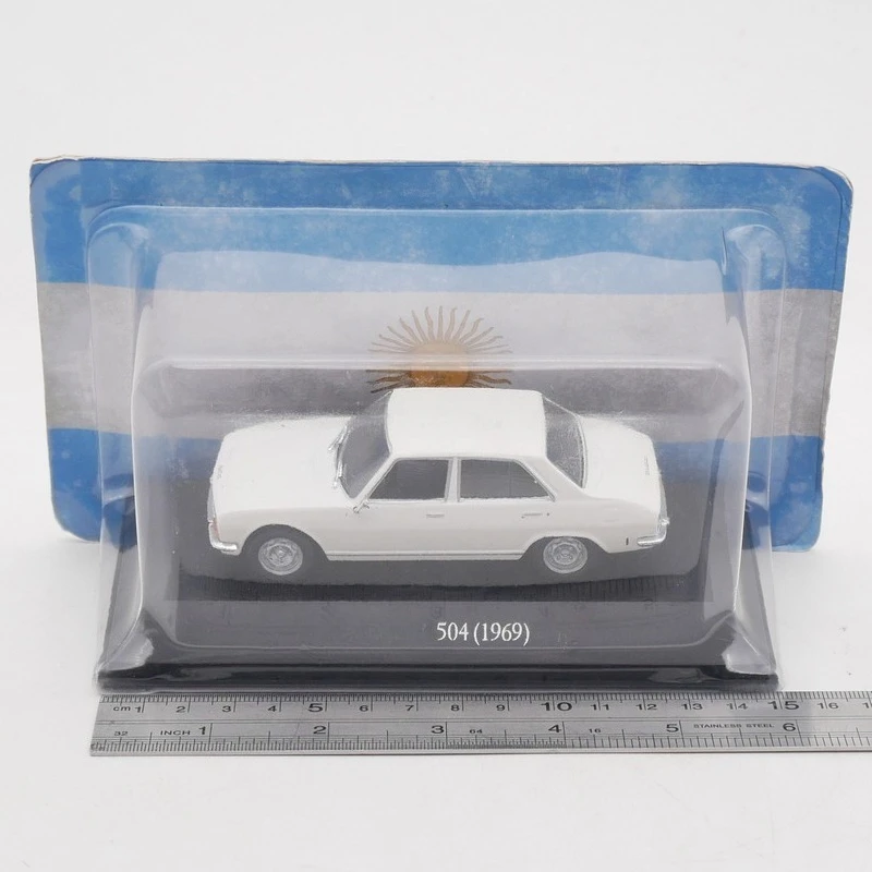 IXO 1:43 Skala 504 Rural 1980 Station Wagon Model Samochodu ze Stopu Metalu Klasyczny Prezent dla Dorosłych Statyczny Model do Ekspozycji