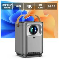 Mini Smart 4K Android Pico Projector With Wi-Fi Home Theater Connectivity For Mobile Phone Projecting
