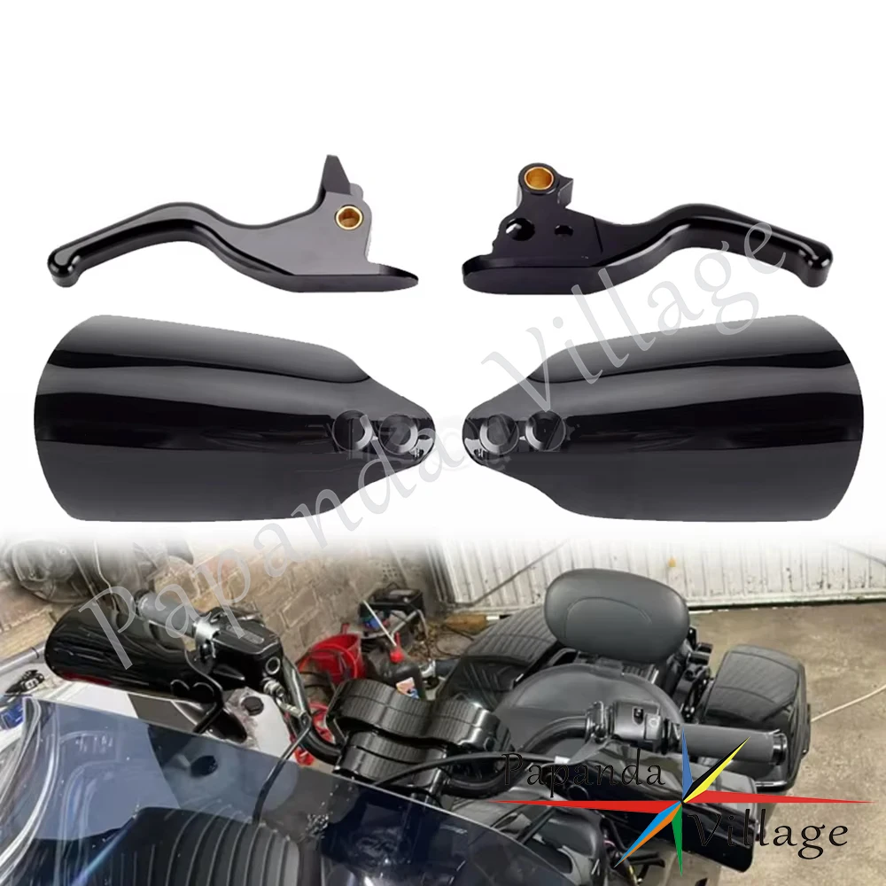 

3-пальцевый рычаг сцепления ручного тормоза, защита для мотоцикла Harley Softail FXLRST FXBB FXBBS FXST FLDE FLHC FLHCS 18-23