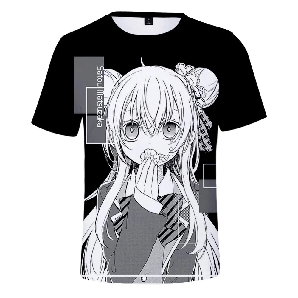 2022 Happy Sugar Life Anime T-shirts Women Men 3D Crewneck Tshirts Summer Casual Fashion Tees