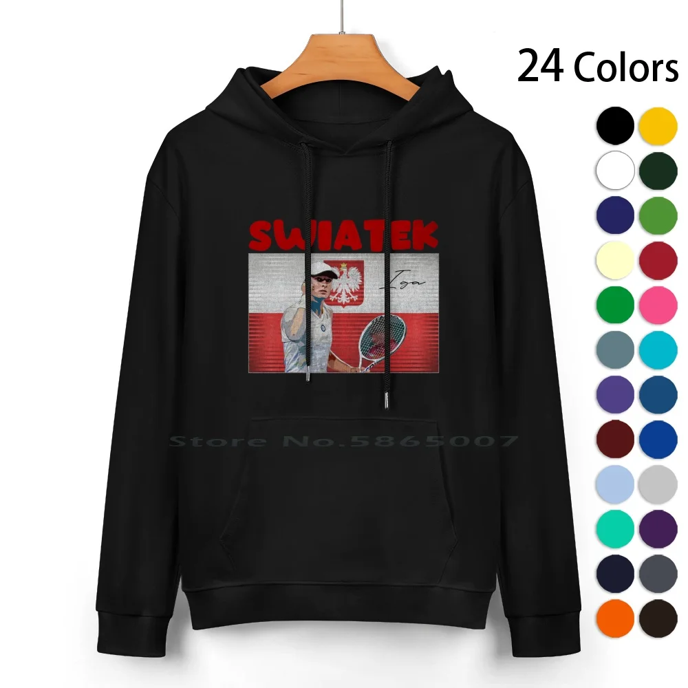 

Iga witek Classic T-Shirt Pure Cotton Hoodie Sweater 24 Colors Iga Swiatek Open Australia Us Open Tennis Grand Slam Team