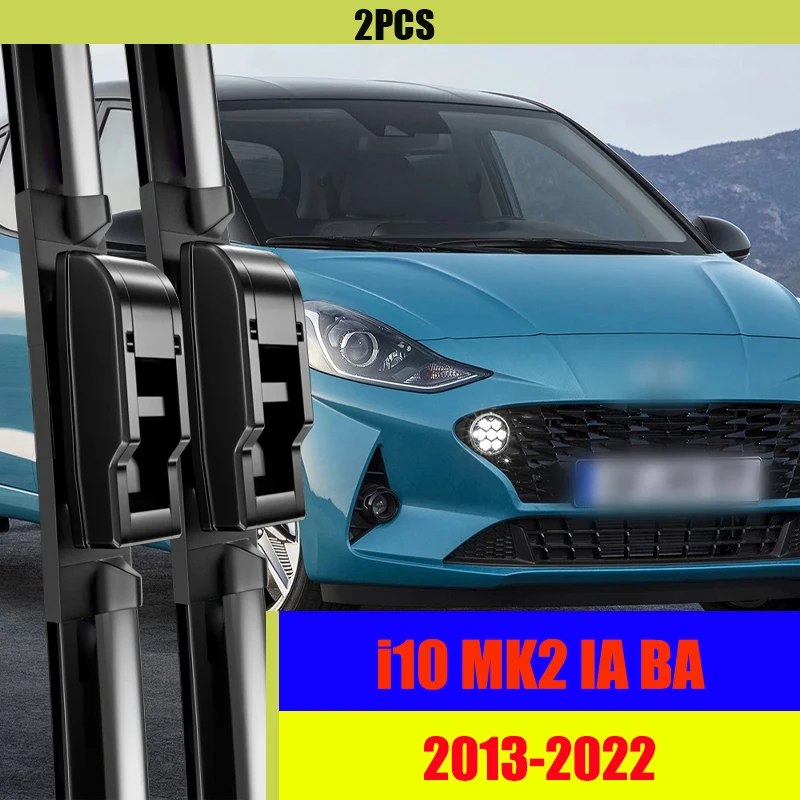 

Car Wiper Blade For Hyundai I10 MK2 IA BA 2013 - 2022 Grand Windscreen Windshield Window Washer Cutter Fit U Hook Arms 22"16"