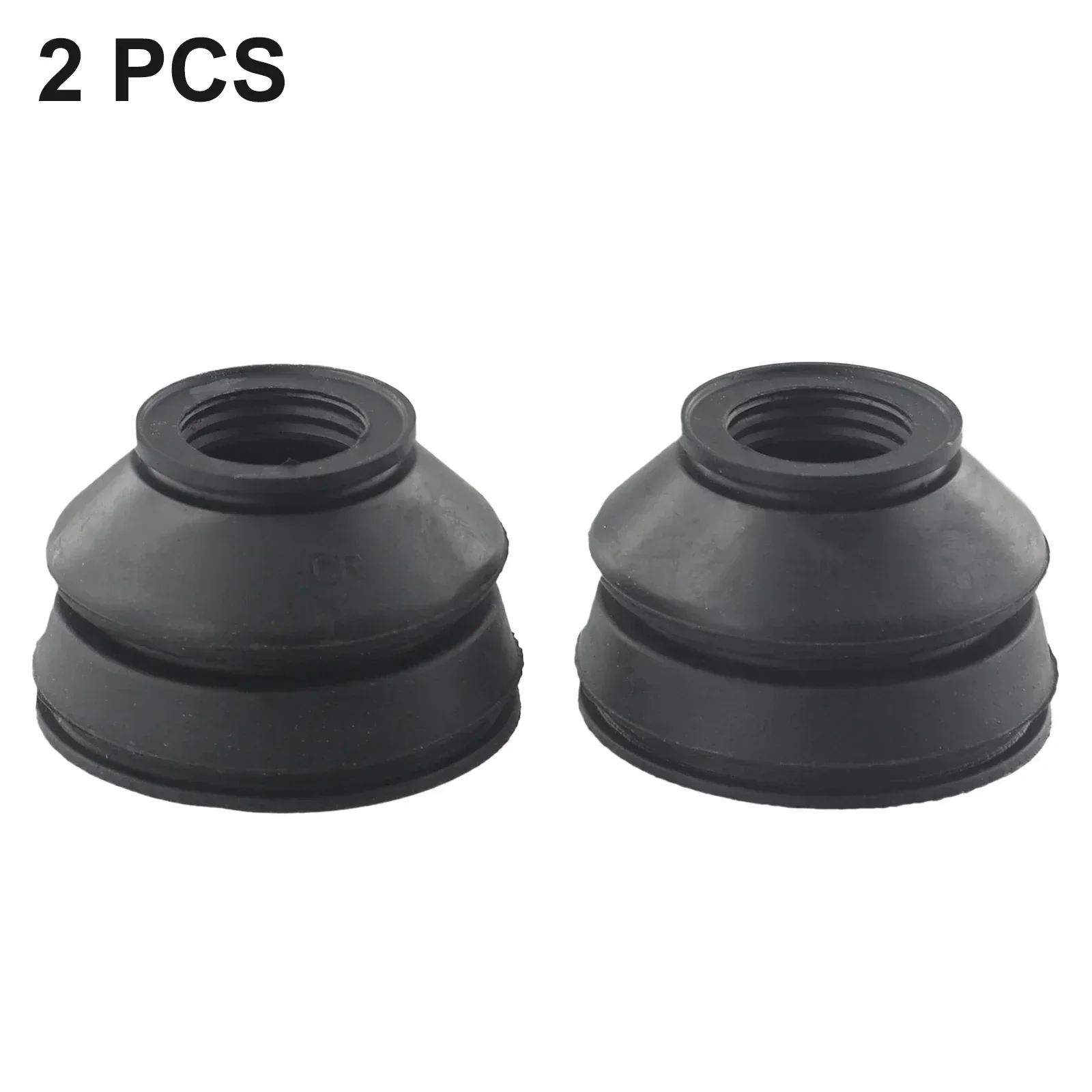 2pcs Car Dust Covers Rubber Track Rod Ends And Ball Joint Covers With Tongue And Groove Fastening Helps Eliminate Pulls