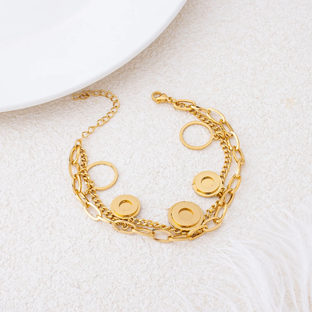 Damenarmband Trendiger Edelstahlschmuck 2026 Italienisches Charm-Armband Kostenlose Lieferung Artikel für Damen Frauenaccessoires – Detail 27