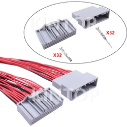 1 zestaw 32 piny MX34032SF1 MX34032PF1 drutu samochodowego złączki kablowe automatyczna nawigacja kontrola centralna gniazdo instrumentu dla Honda