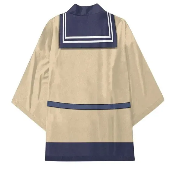 الصيف الرجعية اليومية نمط جديد كيمونو سترة Ukiyo-e كيمونو عباءة فضفاضة الكبار الأطفال فضفاضة #5