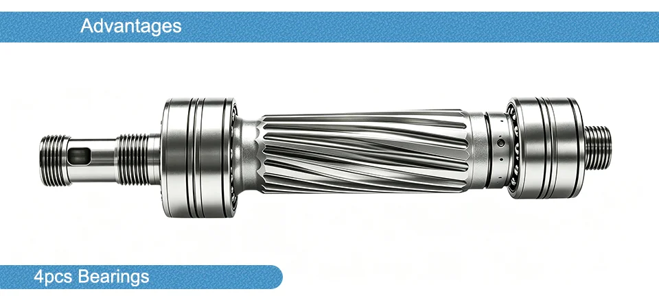 G-PENNY 1,5 kW ER16 wassergekühlte CNC-Spindel 65 mm 4 Stück 7er-Serienlager Wasserkühlungsmotor für Holz- und Aluminium-Gravierfräse – Detail 3