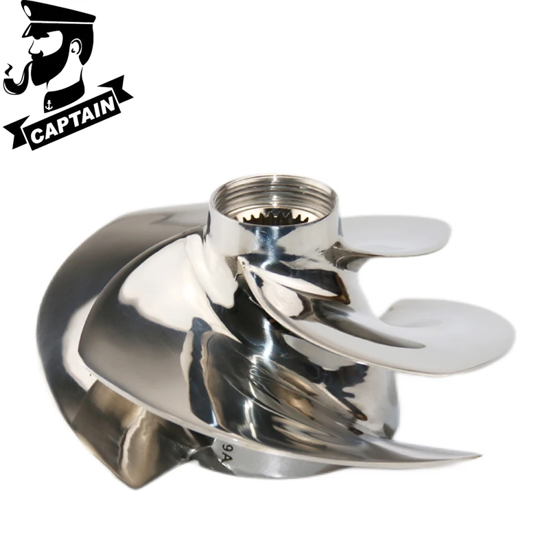 

Captain SRZ-14/19A Fit Seadoo Jet Ski Impeller GTX 215/GTX IS 215/GTX LTD 215/GTX LTD230/RXP RXT 215HP 159mm 4 Blade Polished