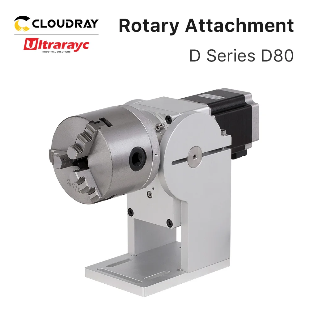 Ultrarayc Rotary Axis Laser Rotary Device with Three Chuck Engrave for Ring Bracelet  for Co2 & Fiber Laser Mark Cutting Machine