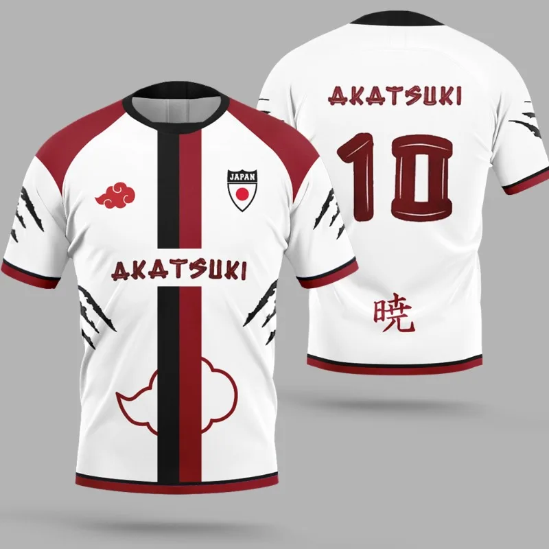 2026 حار Akatsuki الجرافيك تي شيرت كامل موضة جديدة لكرة القدم جيرسي الرجال النساء الاطفال الفاخرة الشارع الشهير الشرير العصرية #2