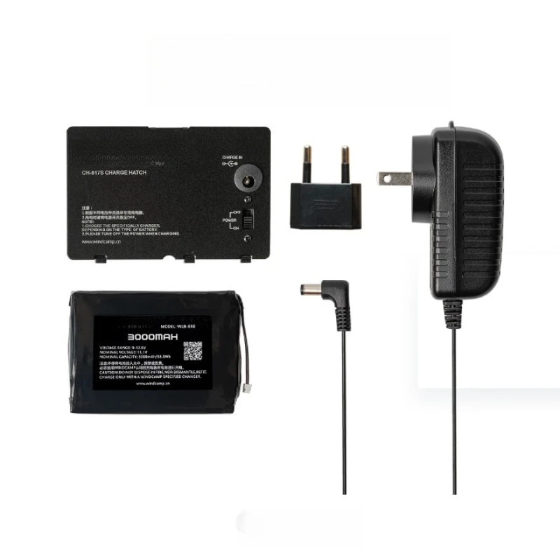 Paquete de Baterías para Yaesu Ft-818 FT-817 de 3000 mAh, Incluye Batería de Repuesto/Cargador/Tapa de Batería