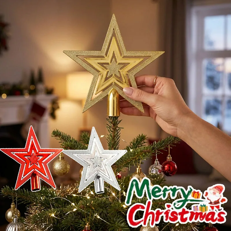 1-20PCS Five Point Star Orname - Star Tree Topper recension och pris