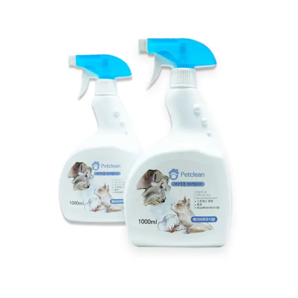 Pet clean dog deodorener 1000mL baby powder jet deodorener