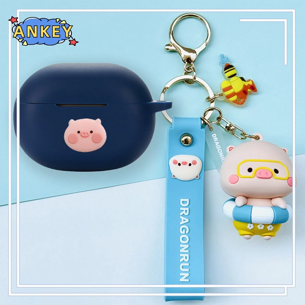 Untuk Anker Soundcore Life P3i , Note 3i casing silikon earbud lembut note3i pelindung Headphone kulit Headset dengan liontin