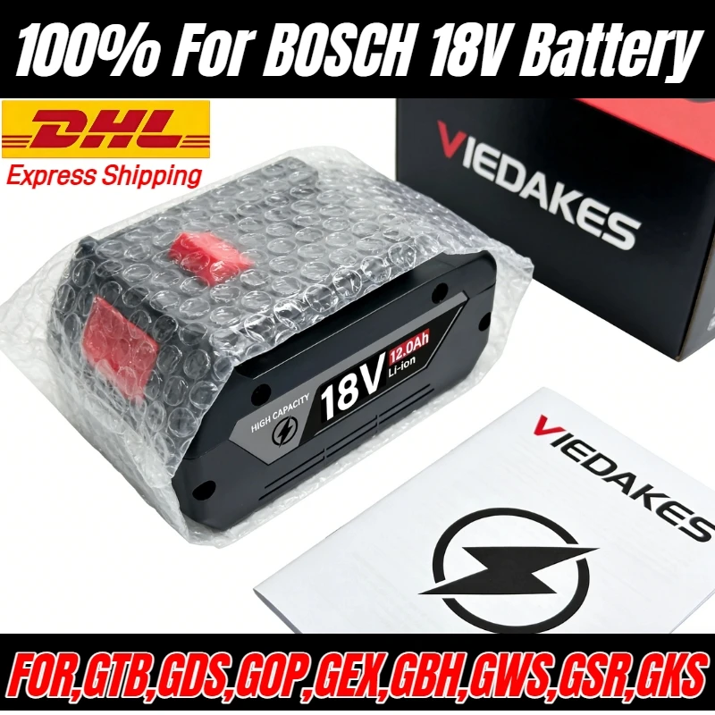 

100% new for Bosch 18V battery, 18V and 6000mAh backup batteries, BAT609 BAT618 GBA18V80 tool ba for bosch 18v professional accu