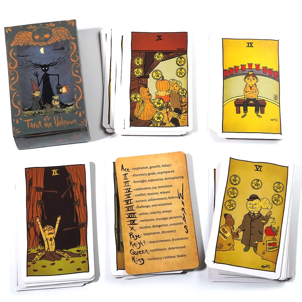 Tarot of the Unknown 78 Tarot Deck Original Tarot Cards For BeginnersThe Rider Waiter Tarot Deck