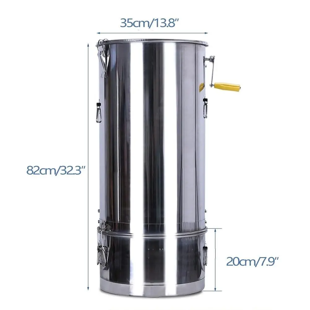 Honey Shaker Stainless Steel Filter Integrated Bee Shaker Small Household Manual Split Shaker Honey Bucket