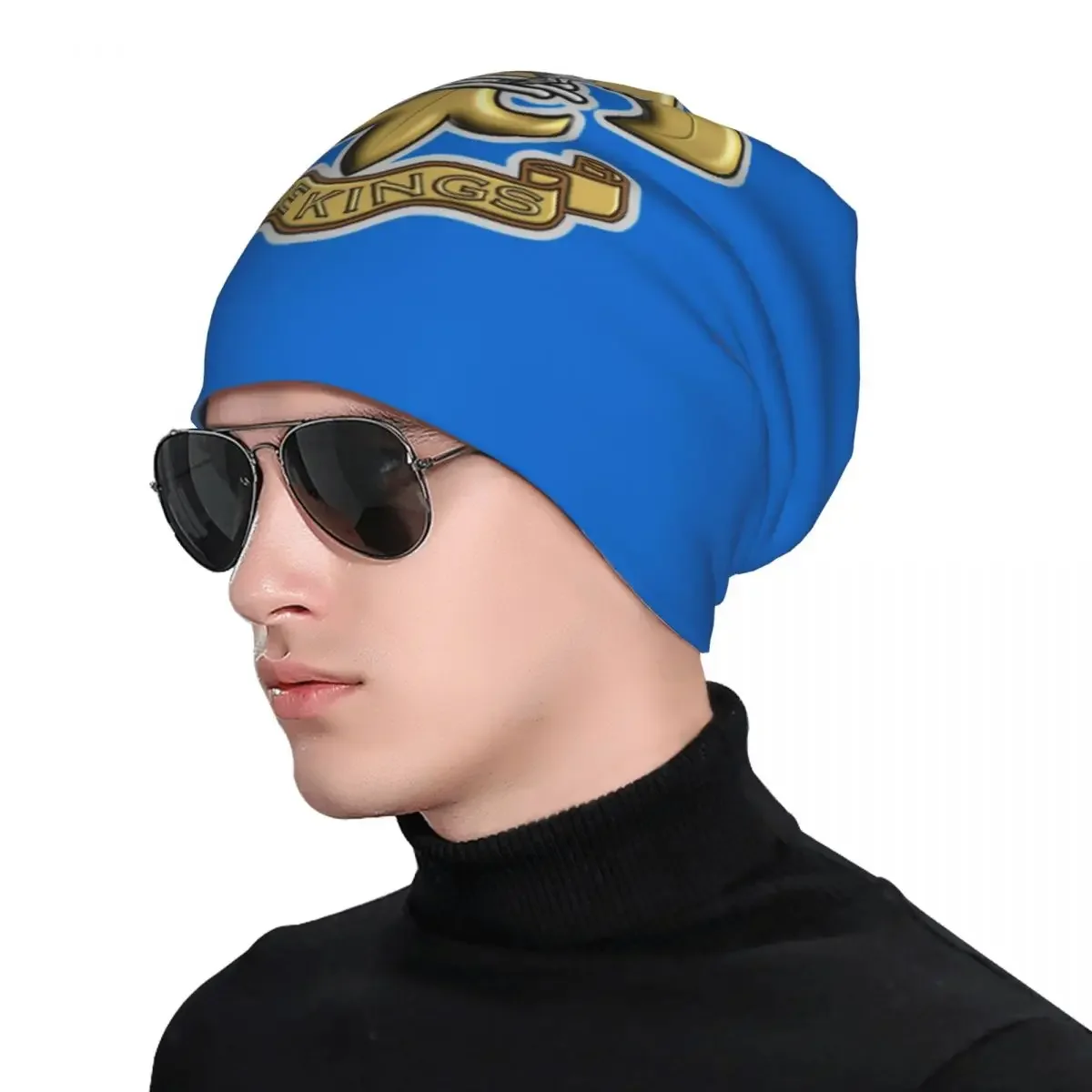 THE KING'S REGIMENT France Fleur De Lis Bonnet Hat Cool Outdoor Skullies Beanies Hat Unisex Warm Dual-use Caps image 4
