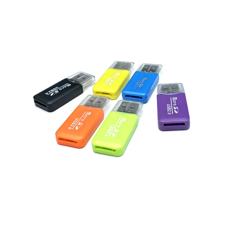 10Pcs High Speed USB2.0 Card Reader for TF Micro SD Memory Card Portable USB Reader for Phone PC Data Transfer