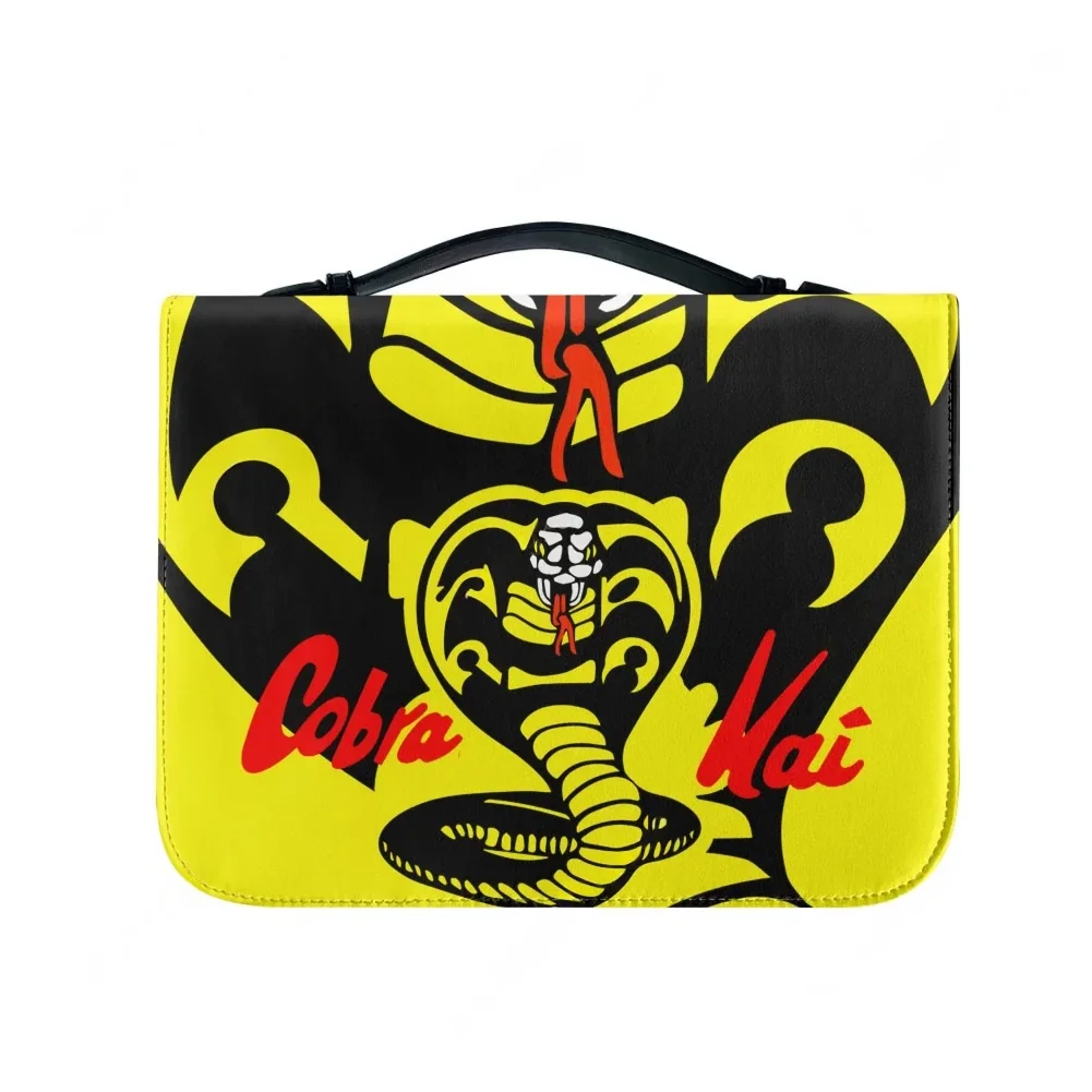 

Cobra Kai Bible Bags Retro Street Christian Gifts Personalized Cover Bible Pack Waterproof Leather Bag Pockets Package Case