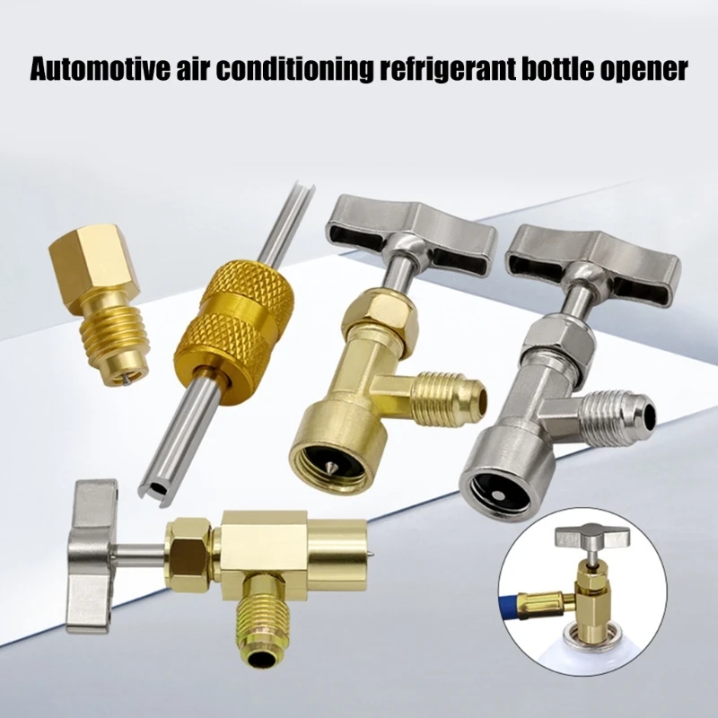 High Efficiency Vehicle Air Conditioning Can Tap Valves Bottle Opener for Car Refrigerants Charging Repair Home Garages