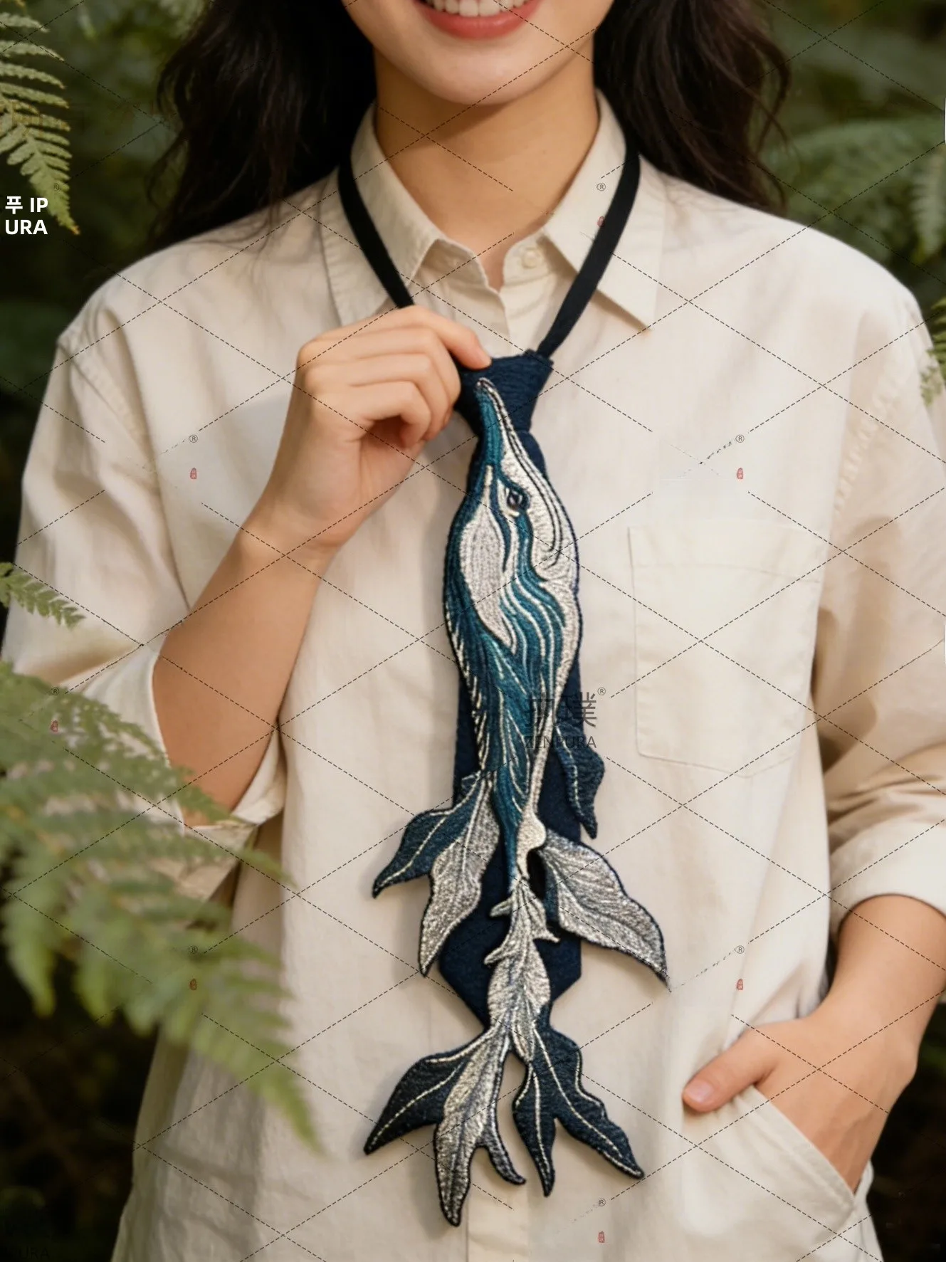 nouveau-foulard-decoratif-brode-irregulier-a-motif-marin-large-sans-nœud-accessoire-de-mode-decontracte