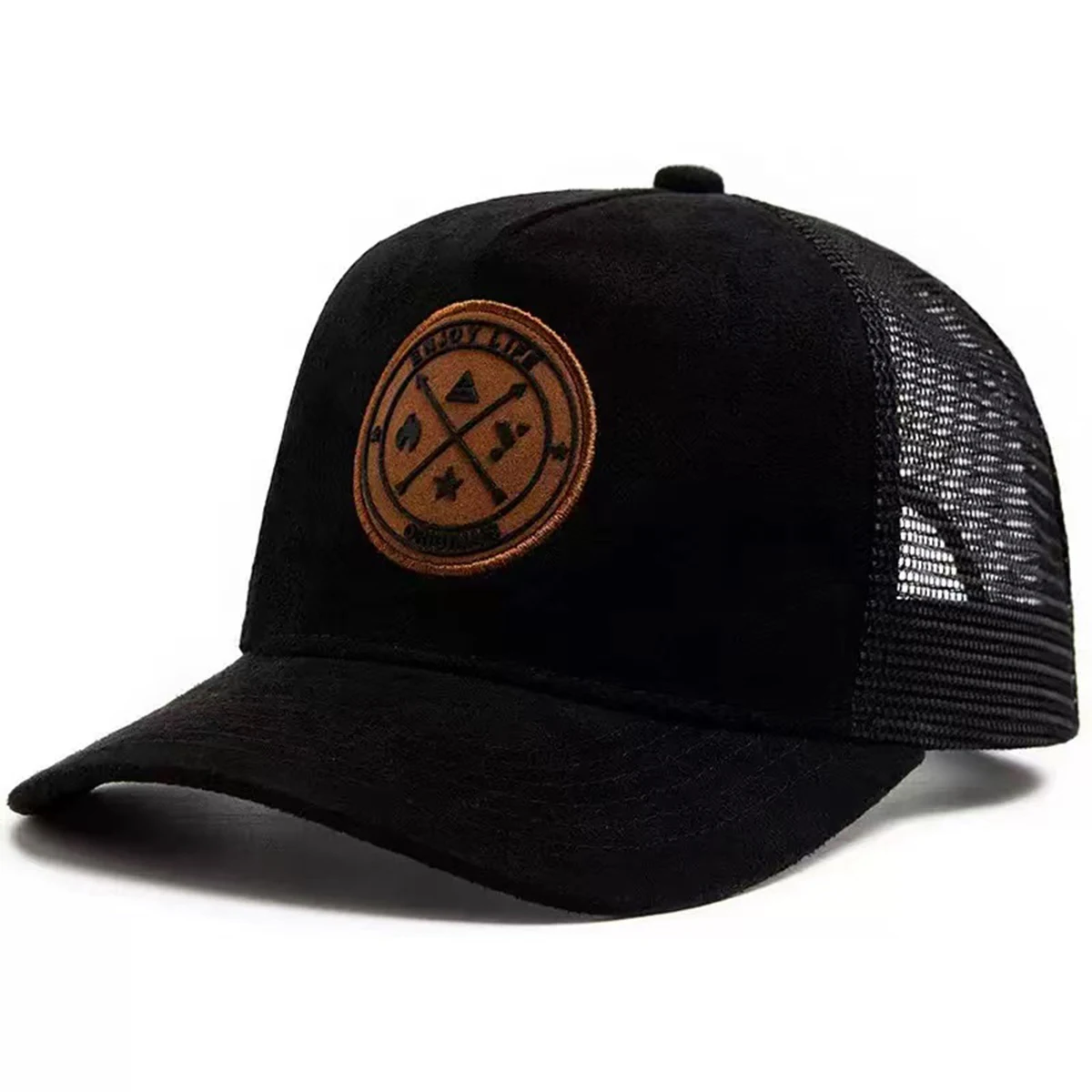 Unisex ENJOY LIFE Label Baseball Net Caps Spring and Summer Outdoor Adjustable Casual Hats Sunscreen Hat Sports Cap