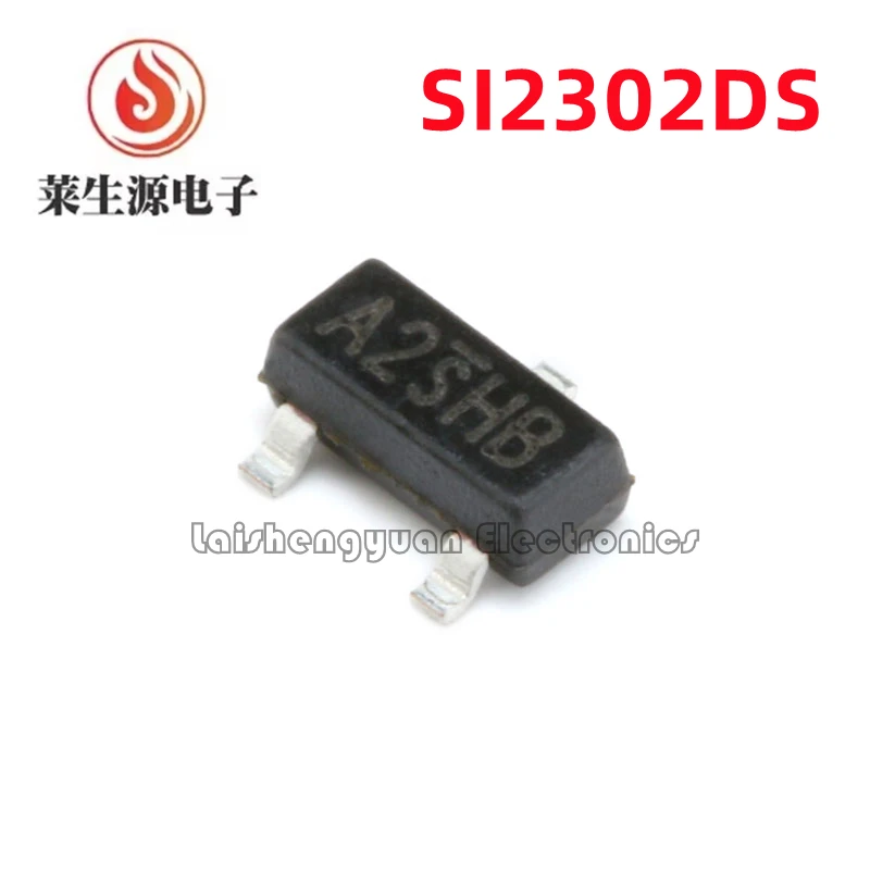 SI2302DS SI2302 2302 SOT-23 2A MOSFET/Field Effect Transistor Integrated Circuit Chips Commonly Used Chip Mounts Made in China