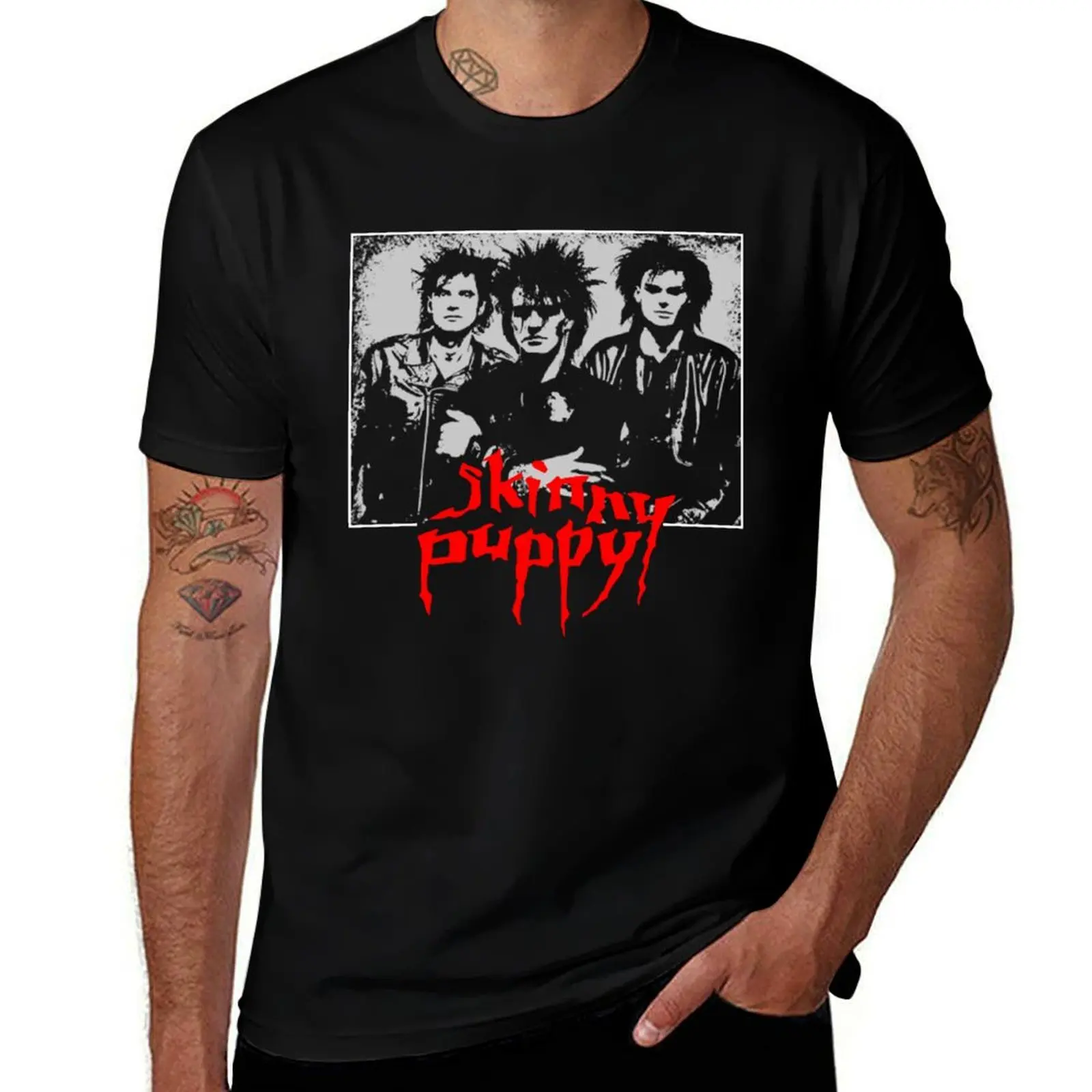 Skinny Puppy T-Shirt summer shirt graphic t shirts cotton man t-shirts mens graphic t-shirts hip hop