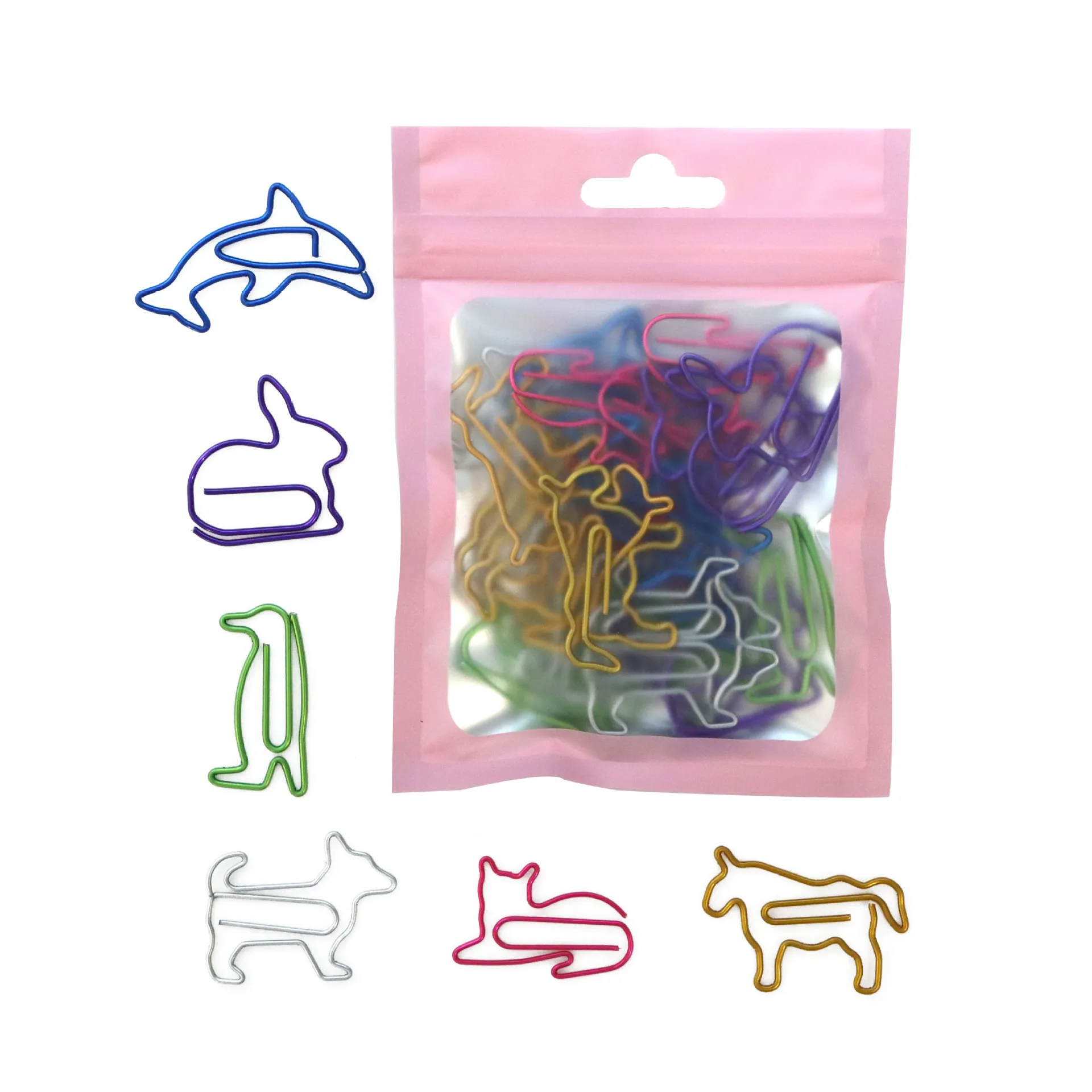 30 PCS Kawaii Paper Clips Bookmark Stationery Scrapbook Gadget School Supplies Office Cute Desk Orgainzer Accessories