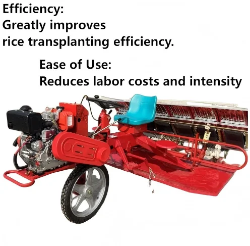 High-Efficiency Automatic Rice Transplanter &Seeder Adjustable Features for Paddy Fields with Motor Gearbox Core