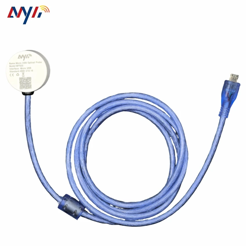 ANSI Type-2 C12.18 Smart Round Meter Readout NIR FT232 Micro USB Infrared Optical Head Android HHU