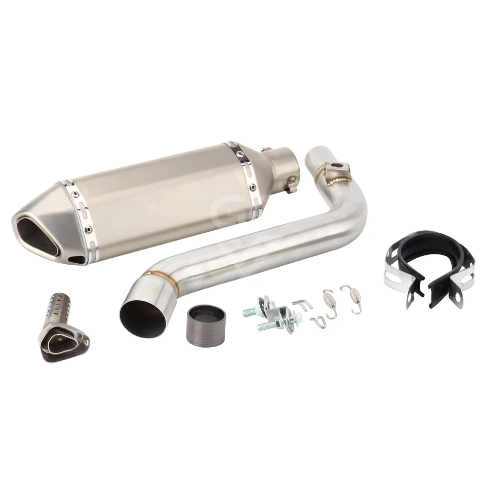 For Suzuki DR 650 1996 to 2024 DR650 SE DR 650 SE DR 650SE Escape Slip-on Motorcycle Exhaust Muffler With Link Pipe