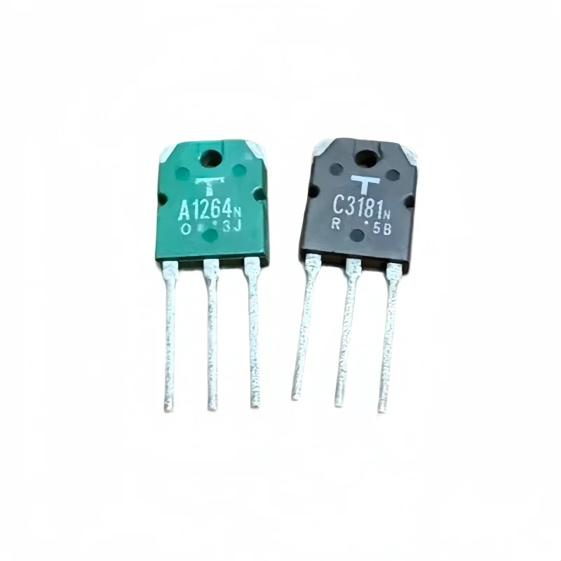 5Pairs-10PCS 2SA1264 2SA1264N A1264N + 2SC3181 2SC3181N C3181N TO-3P Power Amplifier Pairs for Electronic Components Market
