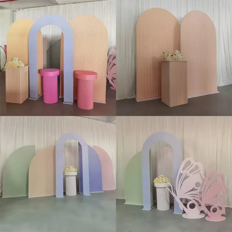 Manufacturer wholesale romantic modern PVC background birthday party decoration set wedding party decoration