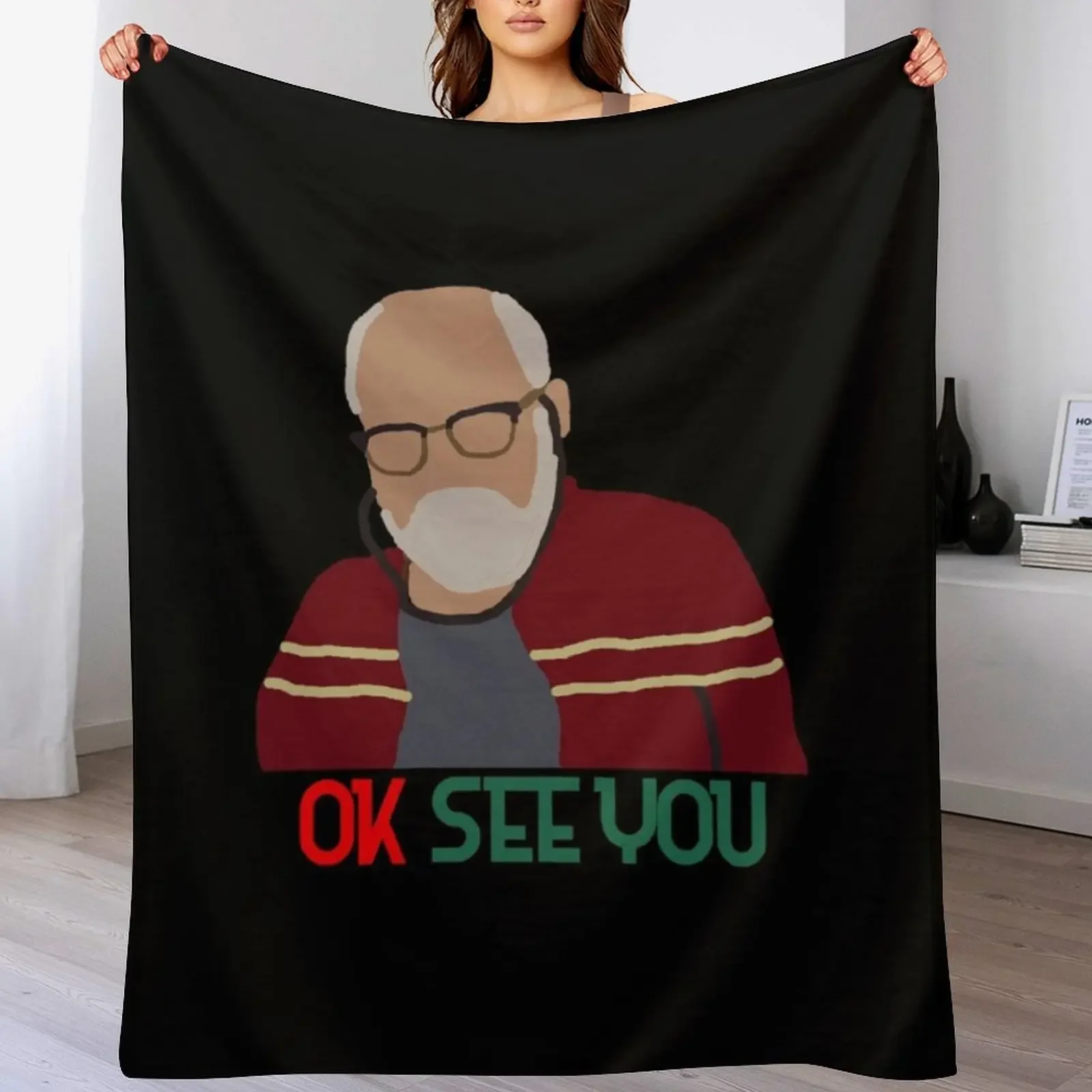 Uppa - Kim Convenience Ok See You Drawn T-Shirts Gift For Fans, For Men and Women Throw Blanket Sofas for sofa Blankets