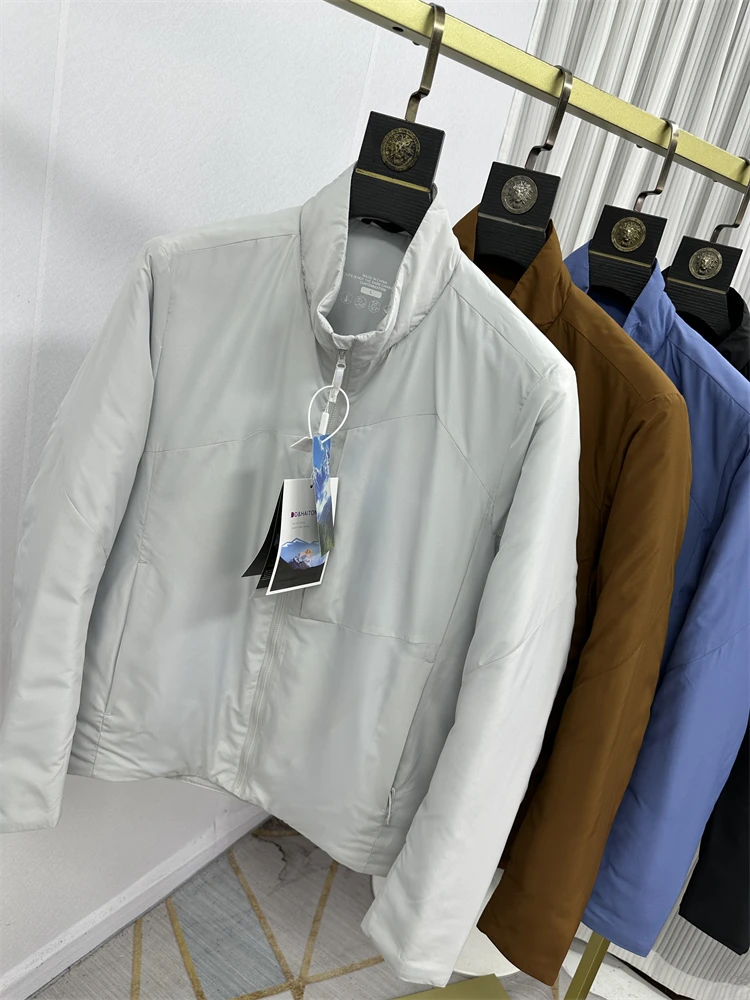 

Outdoor Men's Lightweight Busin Cotton Jaet V Series 3D Tailoring Autumn Winter New Faionable Youth Polyester Fiber