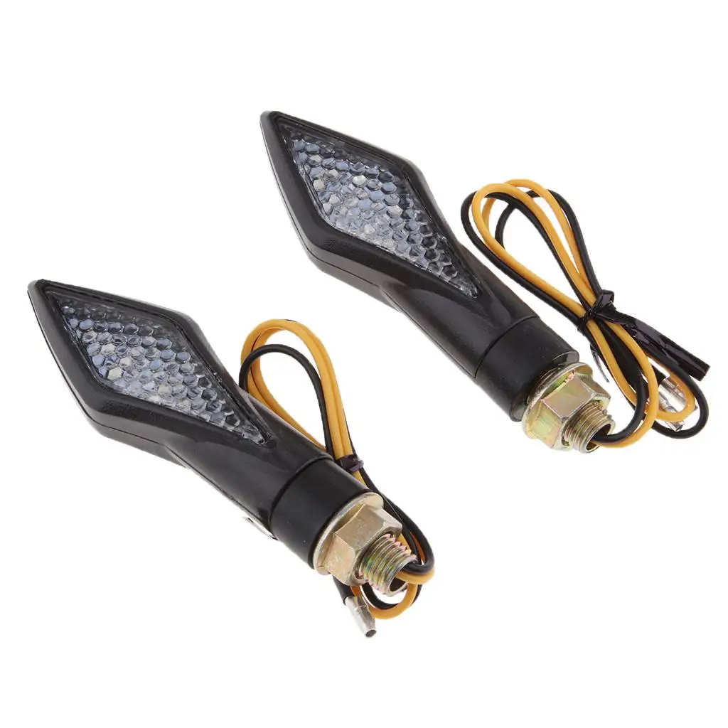2pcs 12 Led Motorcycle Indicators Amber Motorbike Turning Light