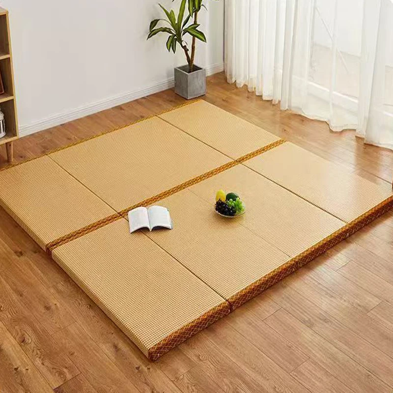 Foldable Rattan Tatami Sleeping Mat 2