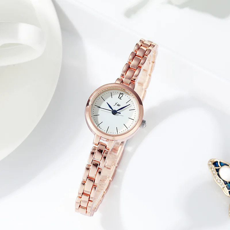 Fashionable women\'s watch brand alloy small dial elegant bracelet watch minimalist female student lock W103