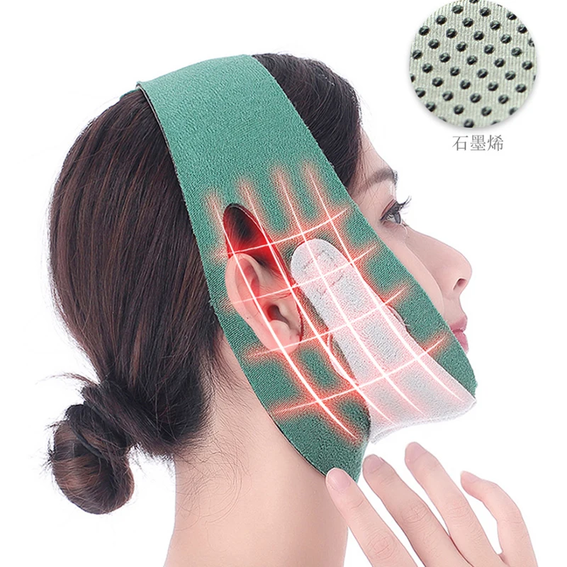 Hot Sale Facial Reduce Double Chin V Line Contour Tightening Elastic Firming Bandage Face Lifting Tape Female Slimming Belt