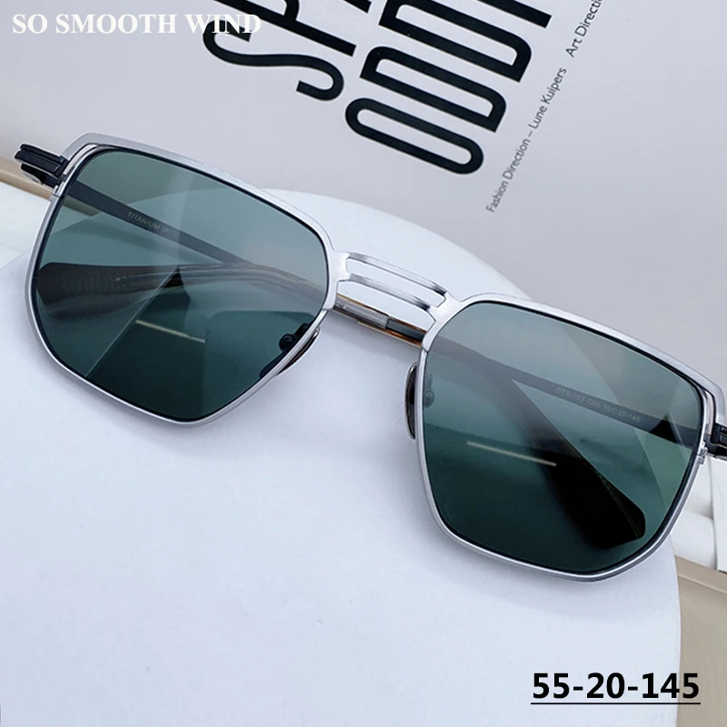 

Japanese Brand Titanium Sunglasses Big Square Glasses Driving Outdoor Men Women UV Protection Sun Glasses Eyeglasses Spectacles