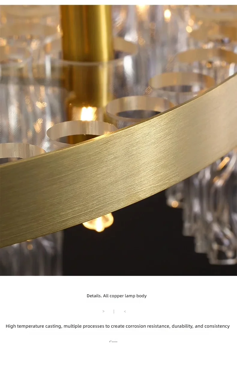 

Modern Luxury LED Crystal Chandelier For Home Decoration Living Room Lights Master Bedroom Dining Room Villa Lighting Fixtures